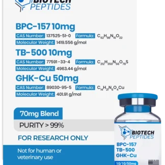 BPC-157 & TB-500 & GHK-Cu Blend (70mg)