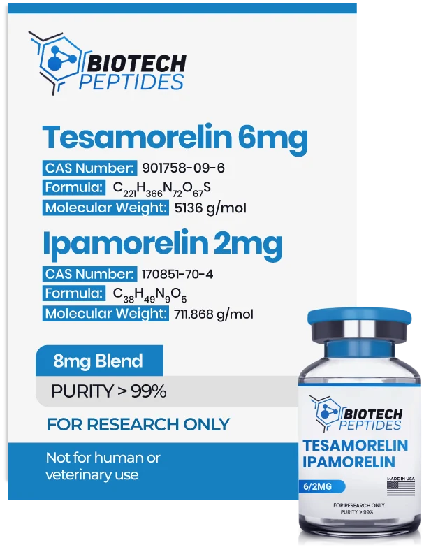 Tesamorelin & Ipamorelin Blend (8mg)